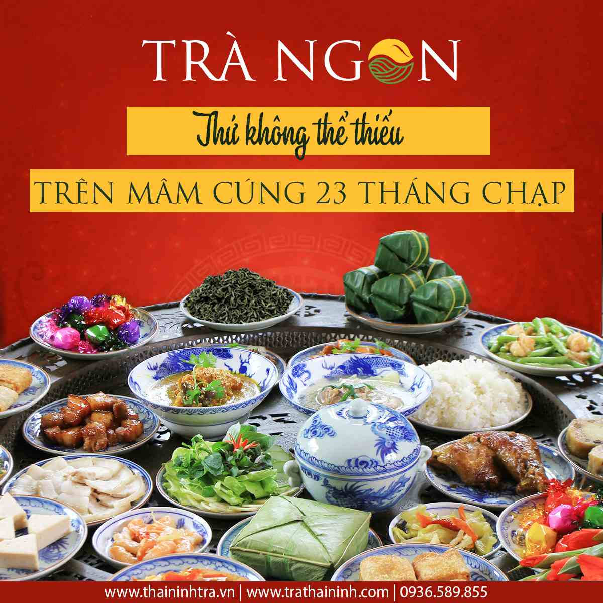 Trà ngon - vật phẩm không thể thiếu trên mâm cỗ cúng 23 tháng Chạp