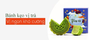 Bánh kẹo vị trà xanh