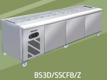 Bàn Sandwich 3 cửa 2M4 BERJAYA BS 3D/PSSCF8/Z