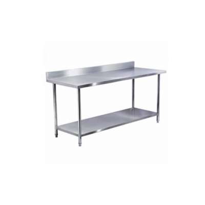 Bàn inox 1 - 2 tầng có thành chắn