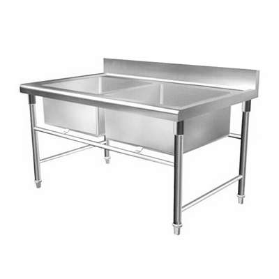 Chậu rửa 2 hố inox công nghiệp