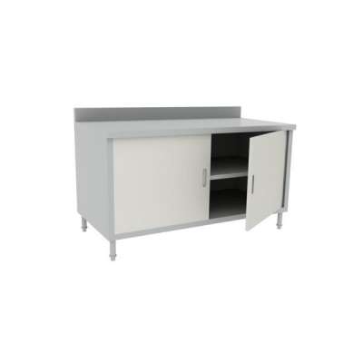 Quầy inox cửa mở