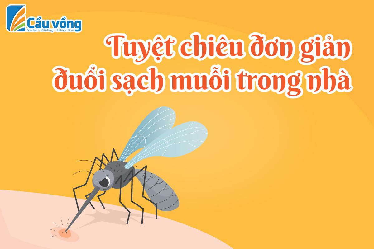 Tuyệt Chiêu Đơn Giản Đuổi Sạch Muỗi Trong Nhà