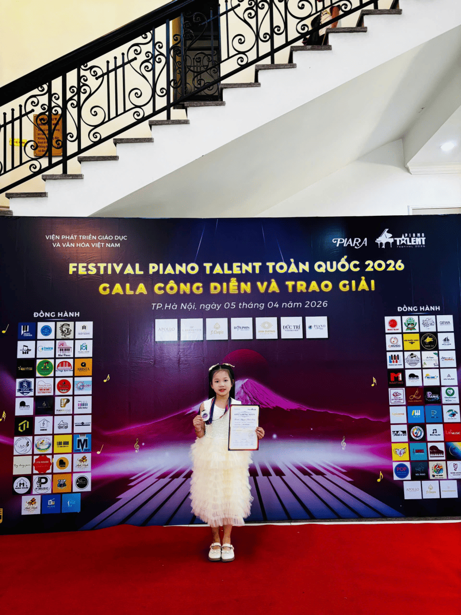 VINH DANH EM NGUYỄN MINH TRANG - HUY CHƯƠNG BẠC FESTIVAL PIANO TALENT TOÀN QUỐC 2026