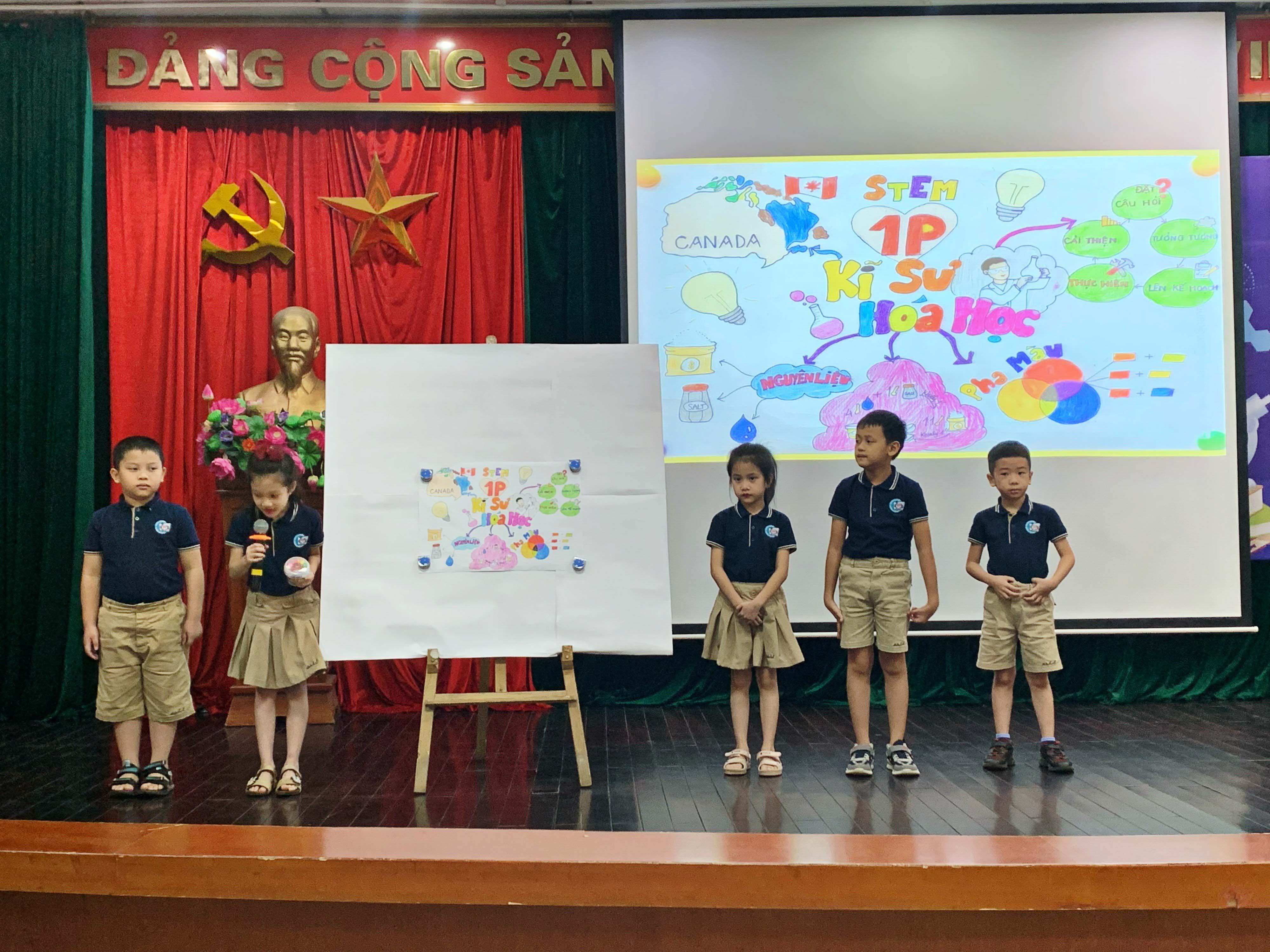 CUỘC THI THUYẾT TRÌNH DỰ ÁN STEM CHAMPS 2023 TẠI TRƯỜNG TIỂU HỌC ĐOÀN THỊ ĐIỂM HÀ NỘI