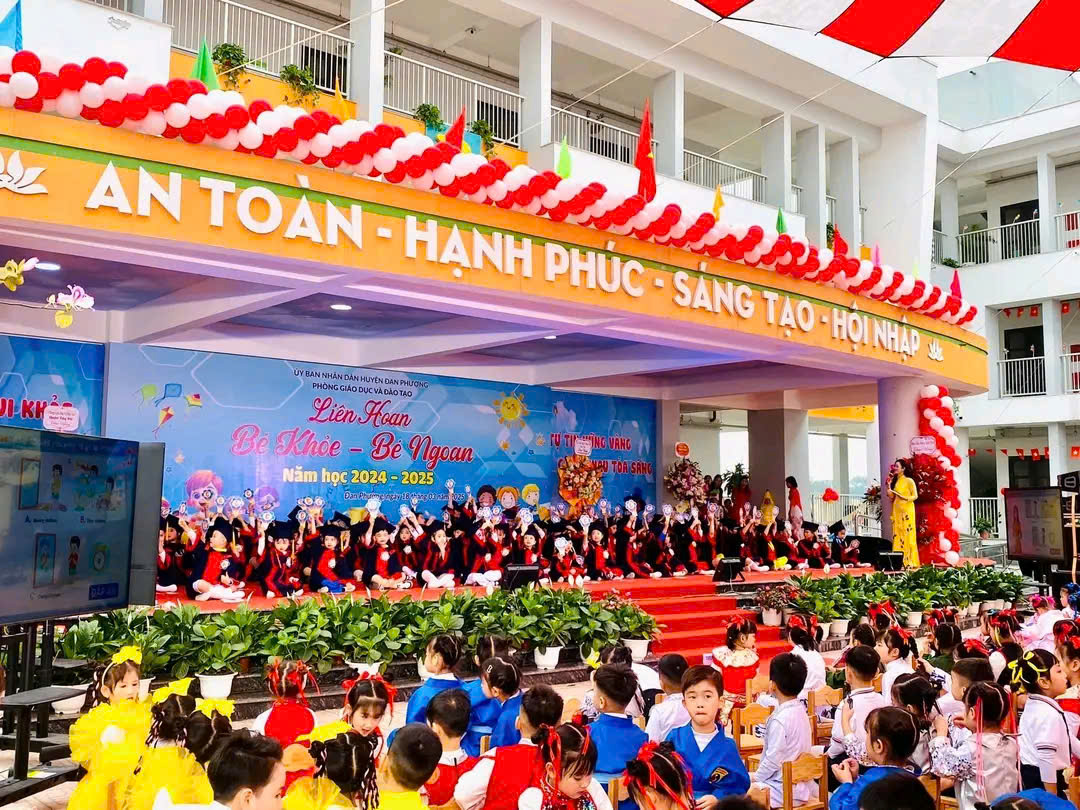 HỘI THI “BÉ KHỎE – BÉ NGOAN” HUYỆN ĐAN PHƯỢNG (HÀ NỘI) NĂM HỌC 2024 - 2025