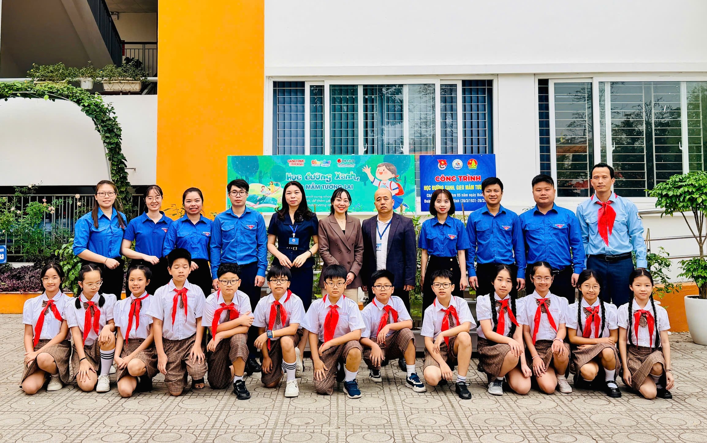 Xây dựng Vườn ươm Xanh - Gieo mầm tương lai tại Trường Tiểu học Đoàn Kết