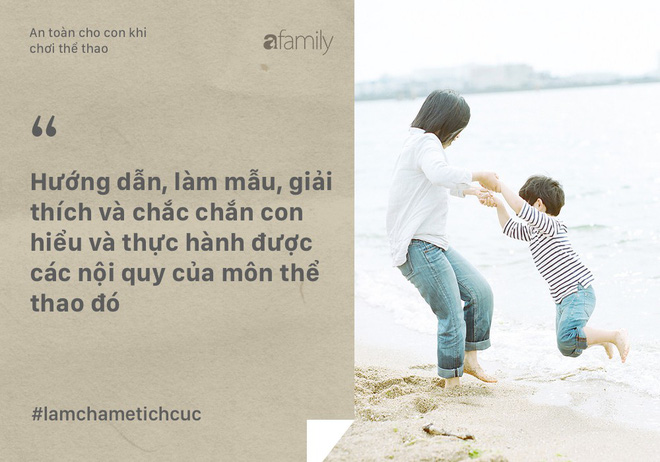 10 điều bố mẹ phải làm để con chơi an toàn thể thao và hoạt động thể chất