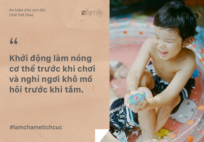10 điều bố mẹ phải làm để con chơi an toàn thể thao và hoạt động thể chất