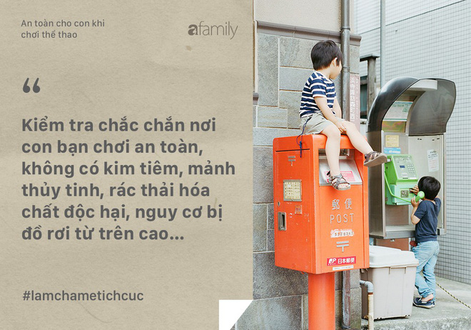 10 điều bố mẹ phải làm để con chơi an toàn thể thao và hoạt động thể chất