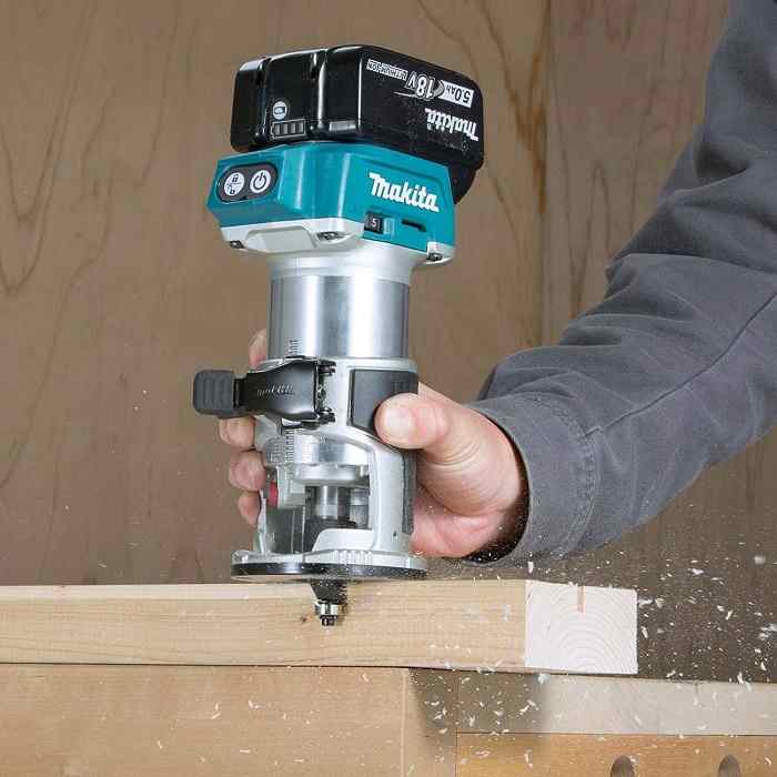 Máy đánh cạnh dùng pin Makita DRT50Z (18V) | Thuận Thế Shop