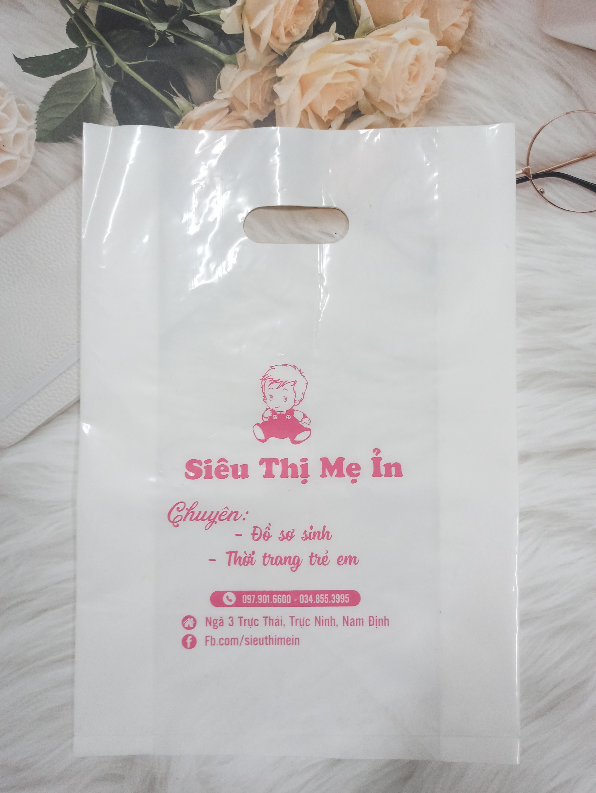 Túi nilon ( PE ) đục lỗ 25x35cm
