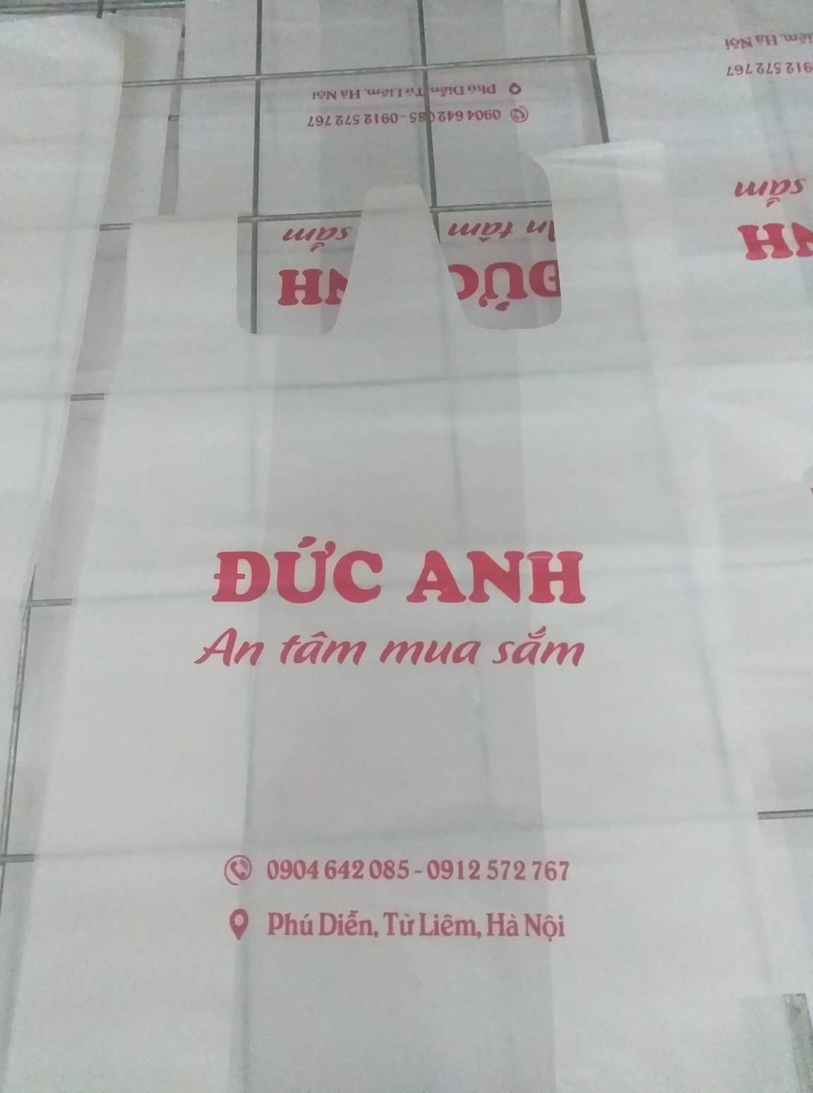 In túi nilon siêu thị