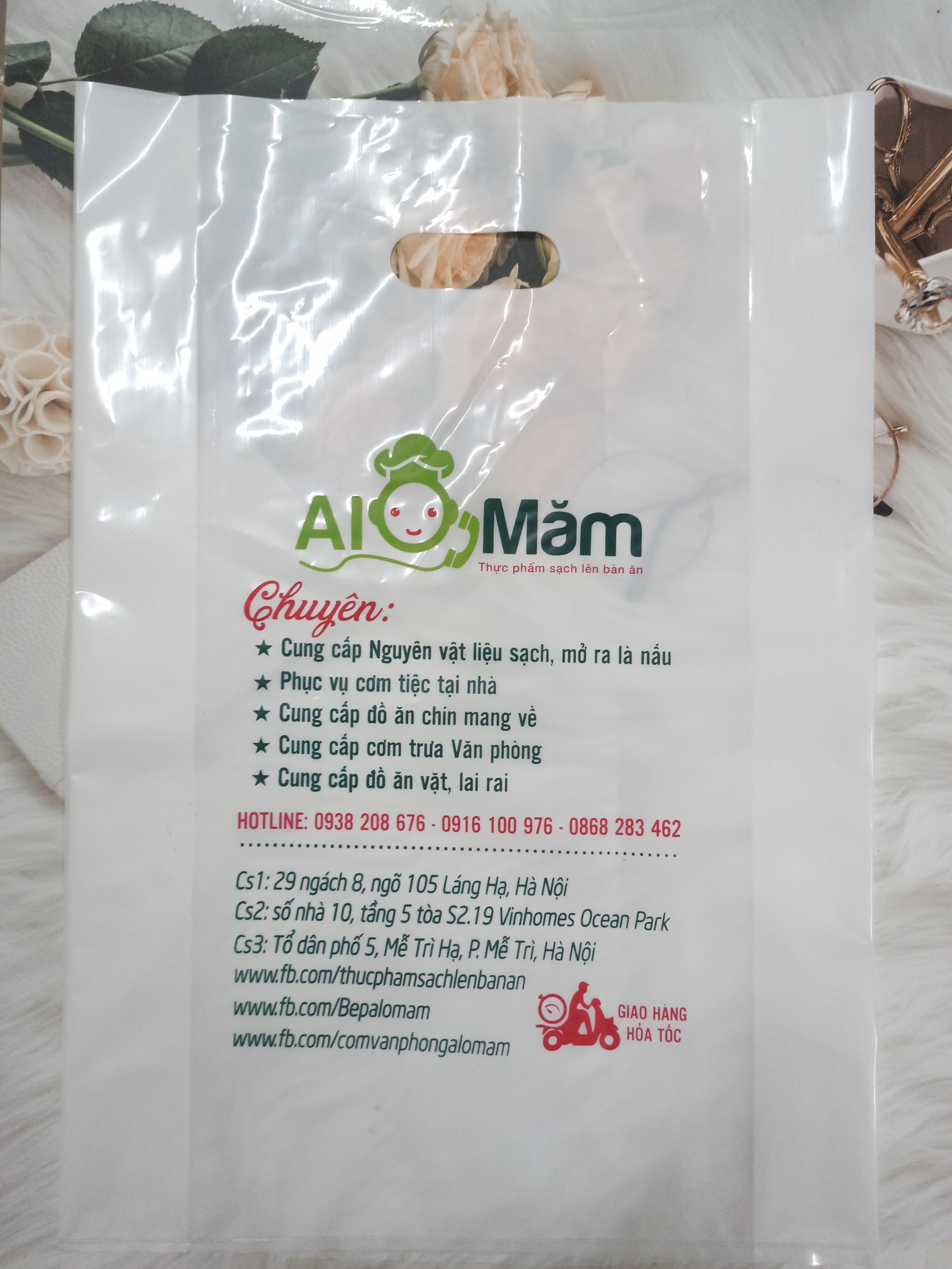 Túi nilon ( PE ) đục lỗ 25x35cm