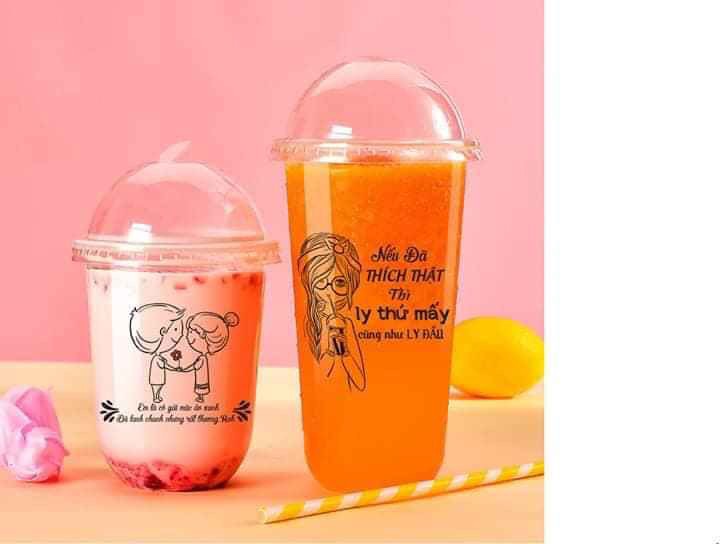 Cốc nhựa (ly nhựa) đáy bầu PP 700ml