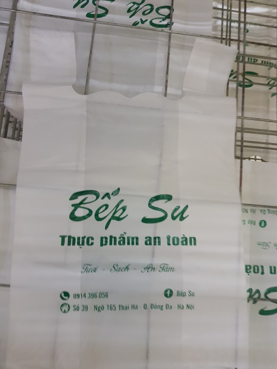Túi nilon siêu thị ( HD ) 26x40cm