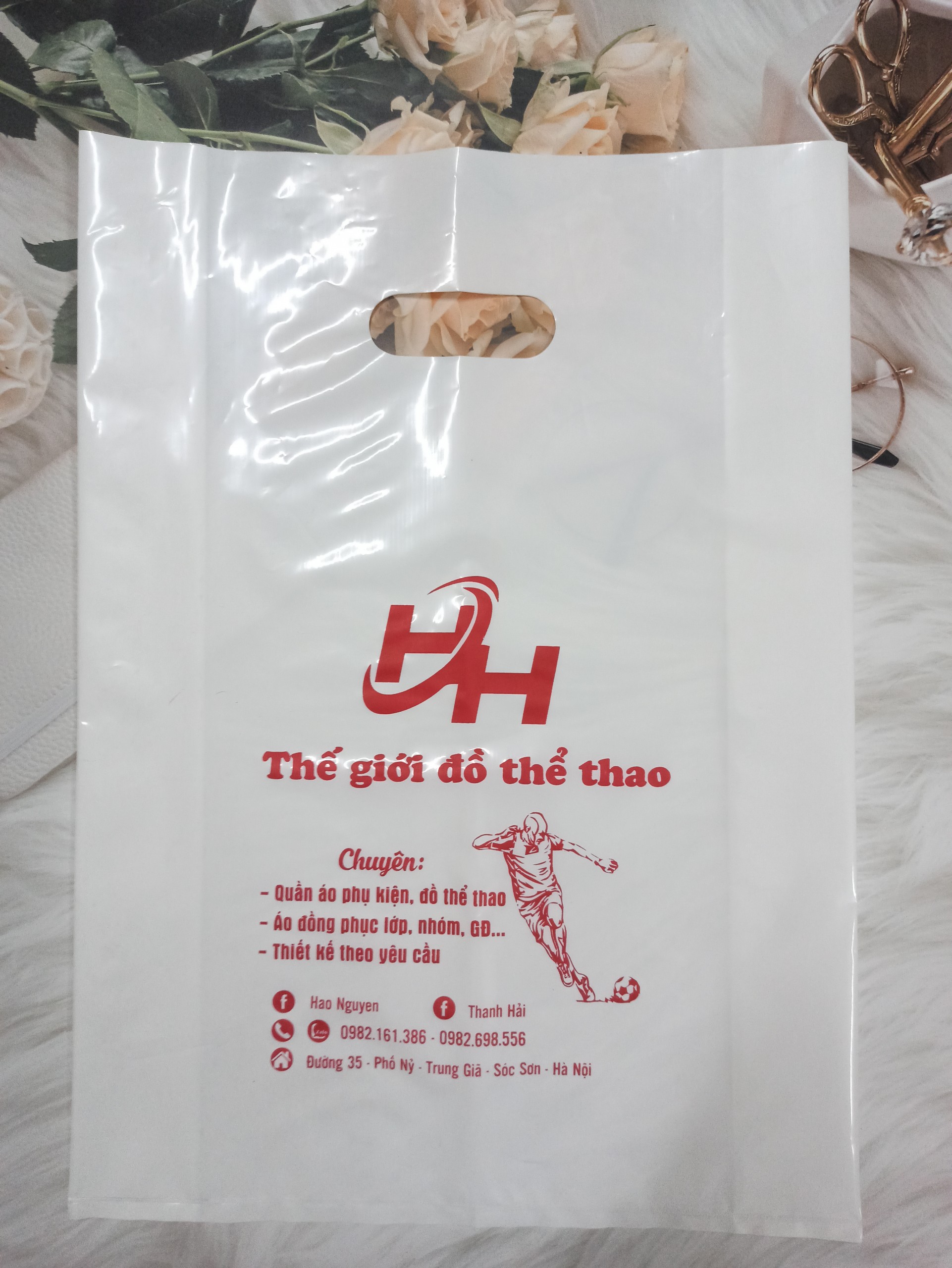 Túi nilon ( HD ) đục lỗ 25x35cm