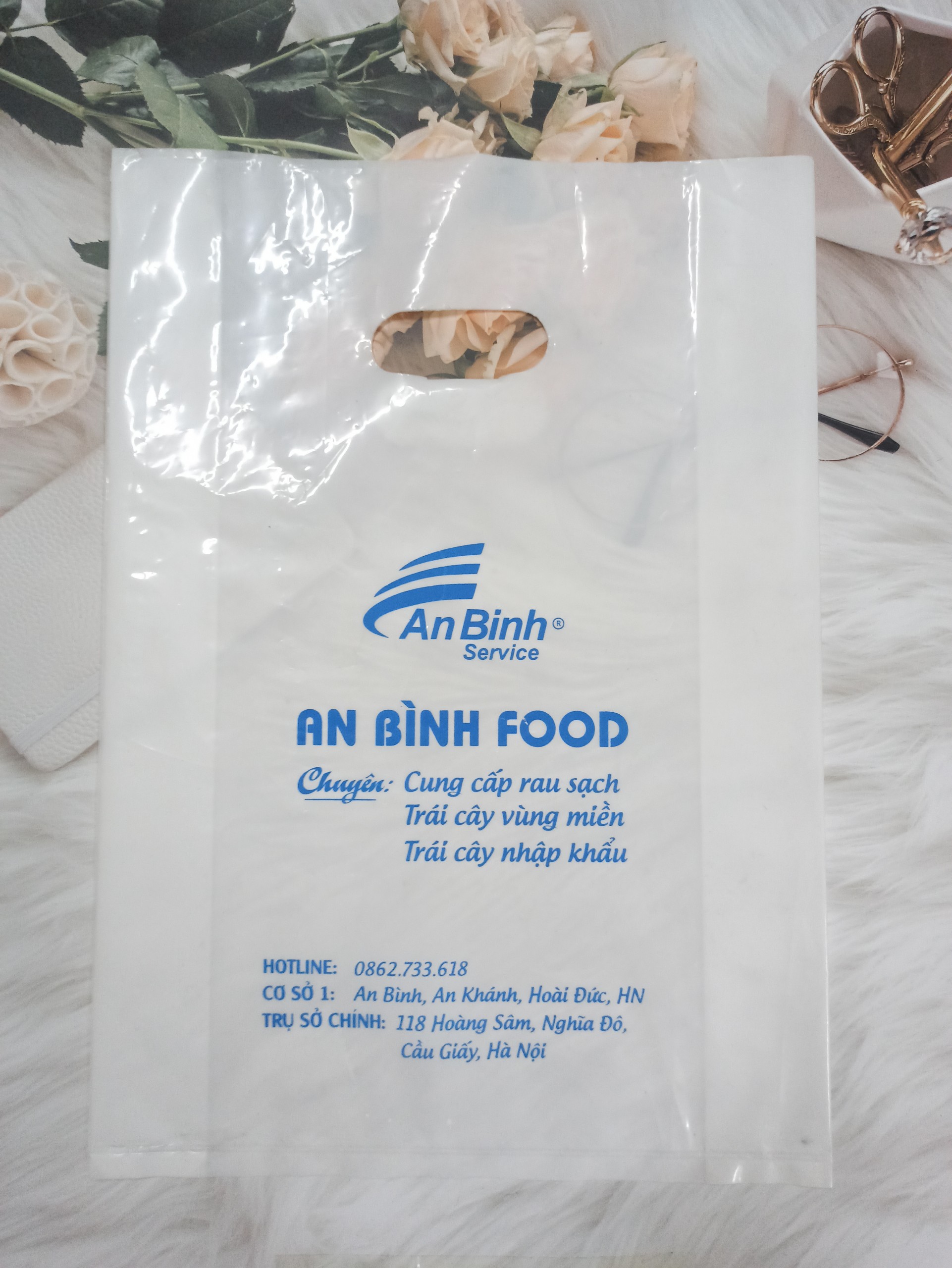 Túi nilon ( PE ) đục lỗ 35x50cm