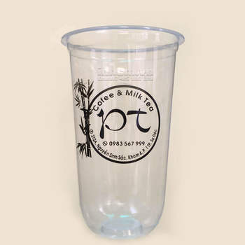 Cốc nhựa (ly nhựa) đáy bầu PP 360ml