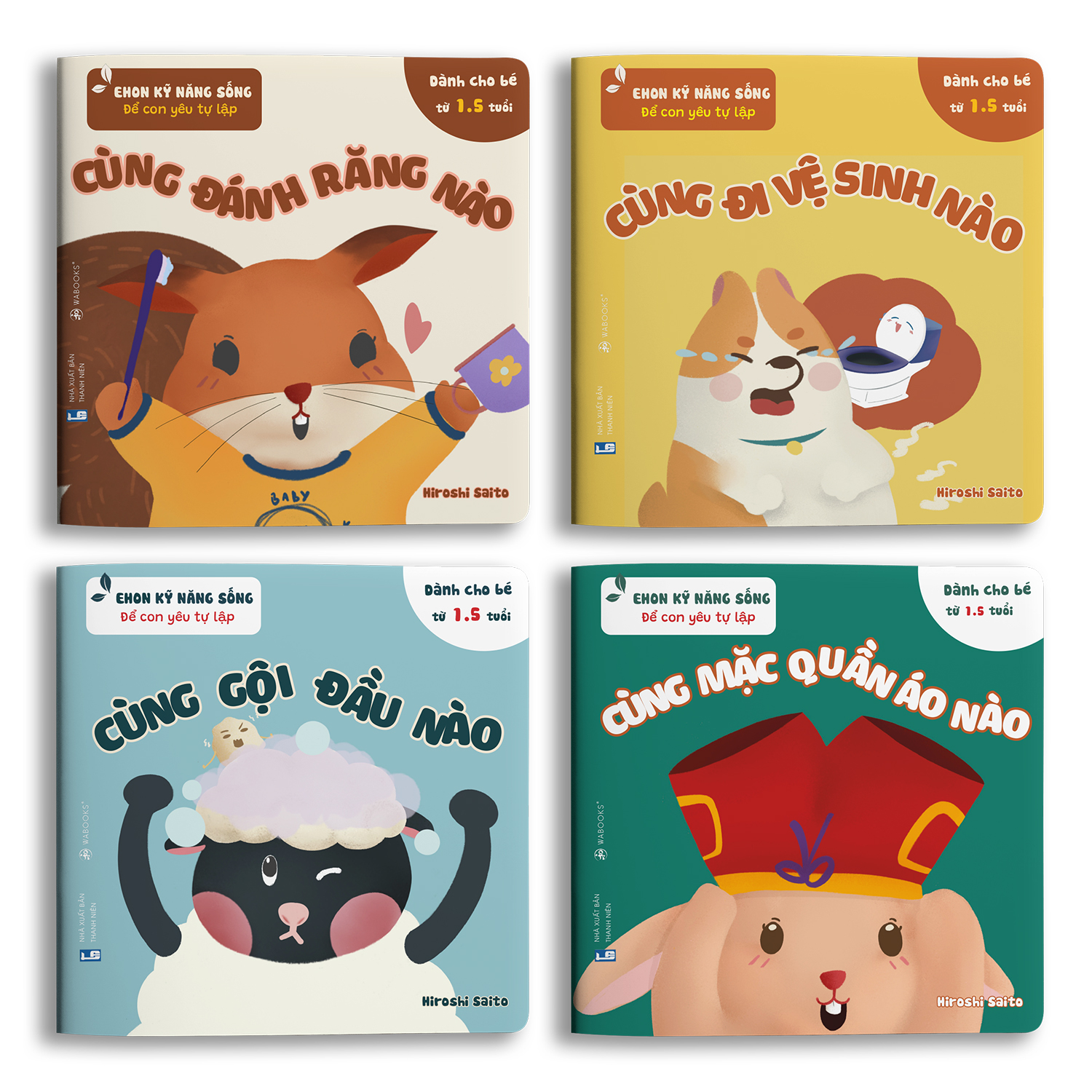Bộ sách 4 cuốn - Kỹ năng sống - Để con yêu tự lập