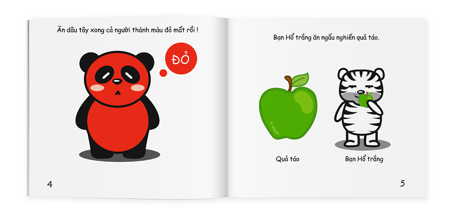 Ehon Màu sắc: Bữa tiệc sắc màu của thú trắng