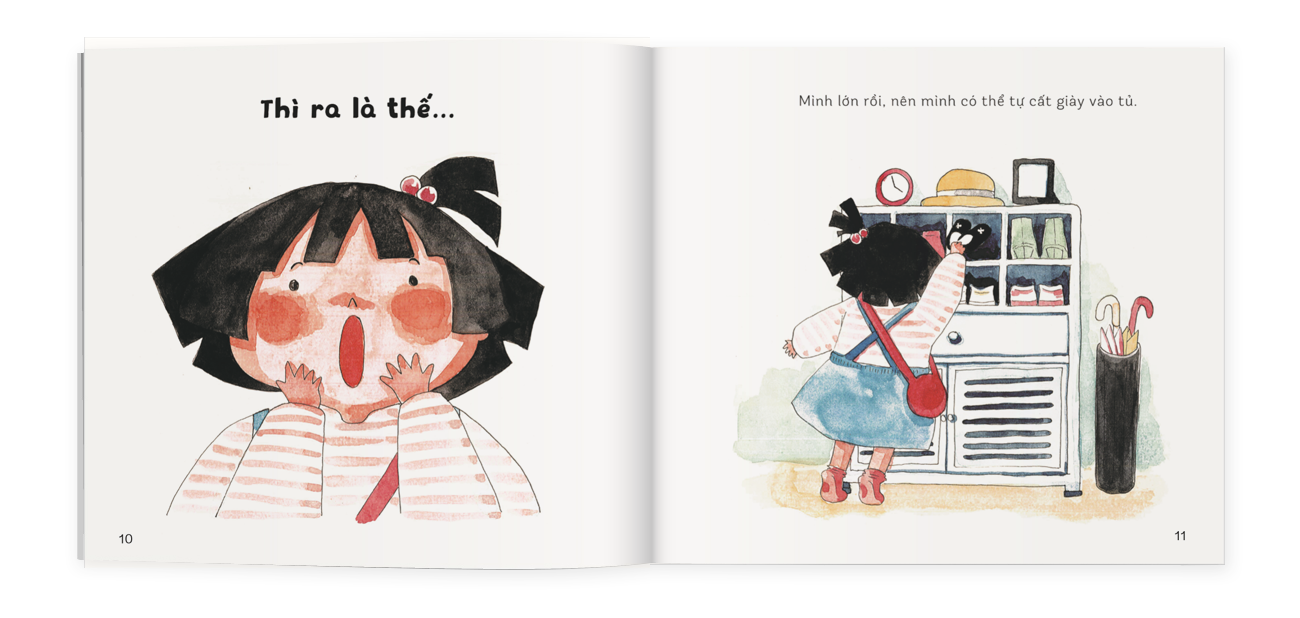 Ehon Chúng mình lớn rồi: Chị và em bé