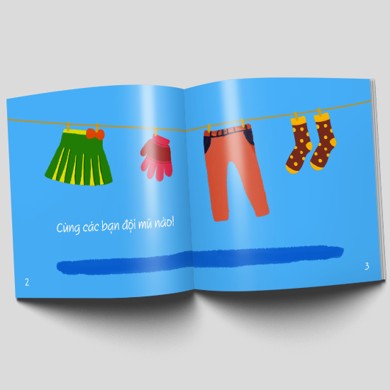 Ehon Giri 1: Cùng các bạn đội mũ nào