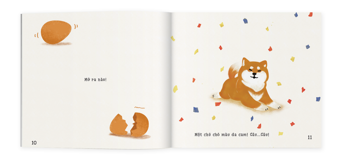 Ehon Màu sắc: Có gì trong quả trứng