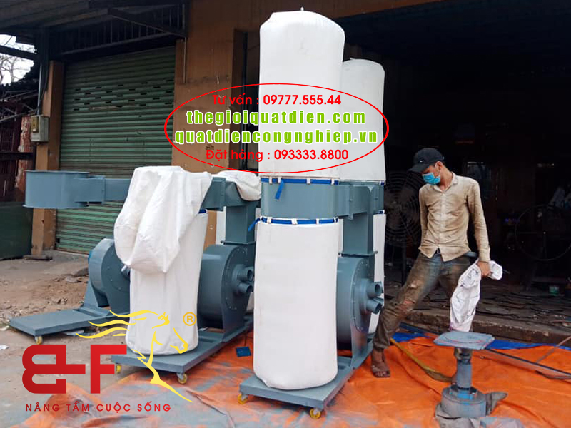 Quạt hút túi vải di động