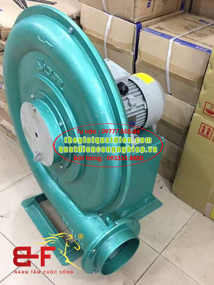 Quạt sò nhôm thổi lò hơi công nghiệp 5HP