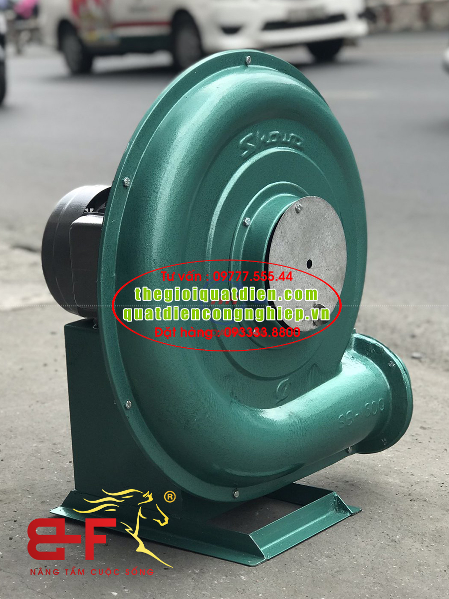 Quạt sò nhôm thổi lò hơi công nghiệp 5HP