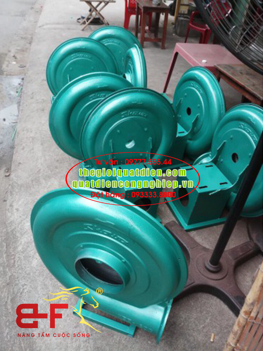 Quạt sò nhôm thổi lò hơi công nghiệp 5HP