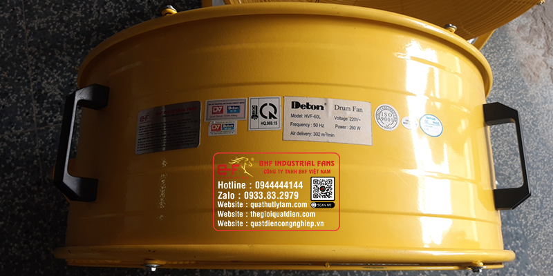 Quạt công nghiệp Deton HVF-60L