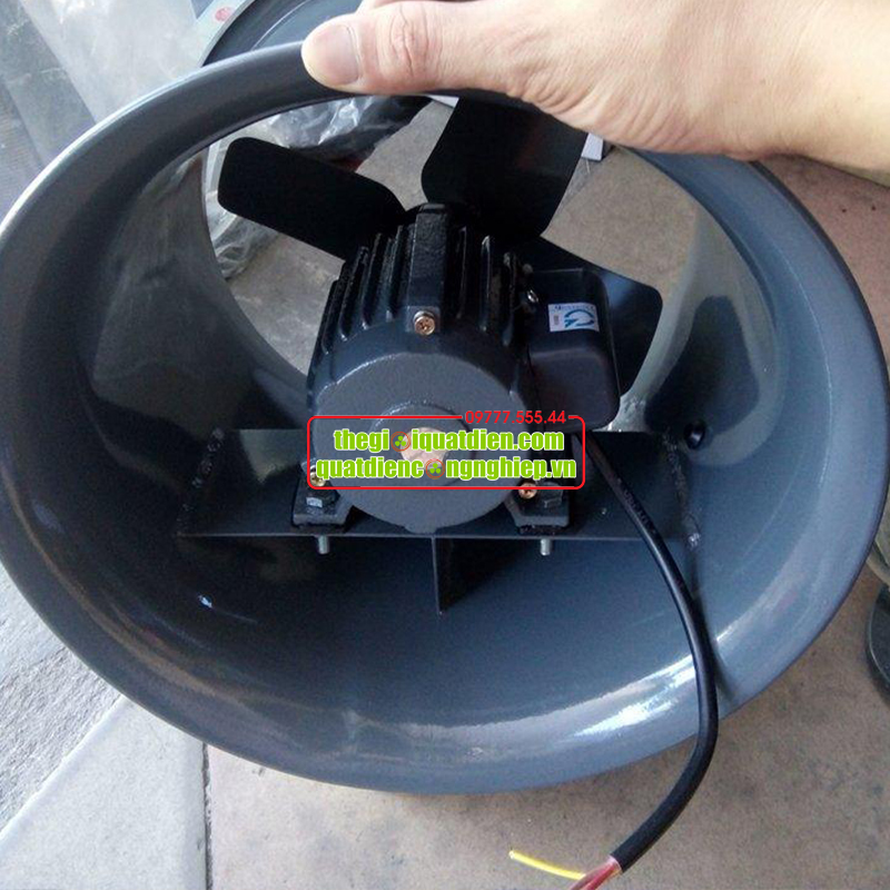 Quạt thông gió tản nhiệt - motor khía