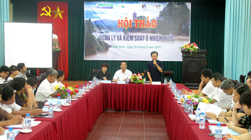 Hội thảo quản lý và kiểm soát ô nhiễm nước tại Bắc Ninh