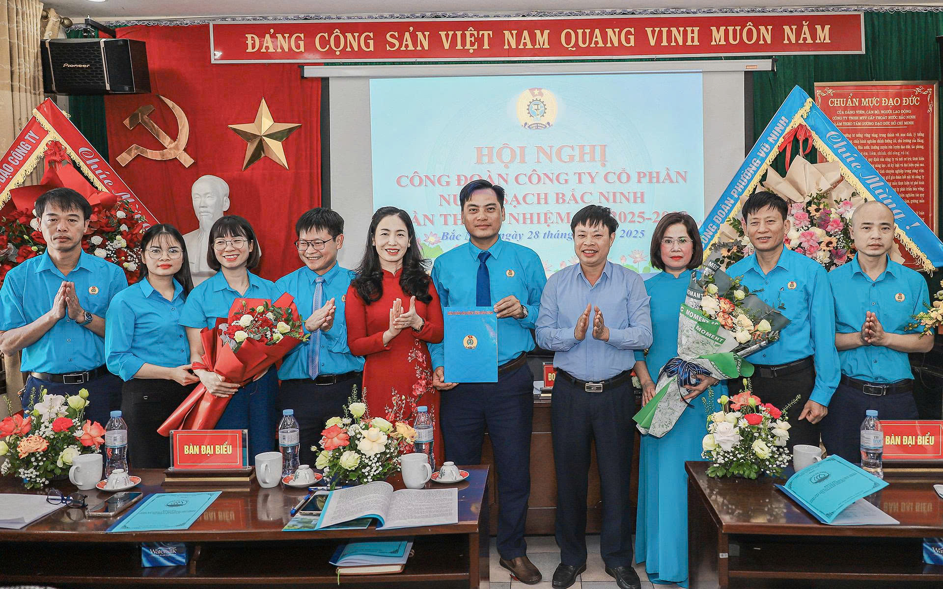 Hội nghị Công đoàn Công ty Cổ phần nước sạch Bắc Ninh nhiệm kỳ 2025 - 2030