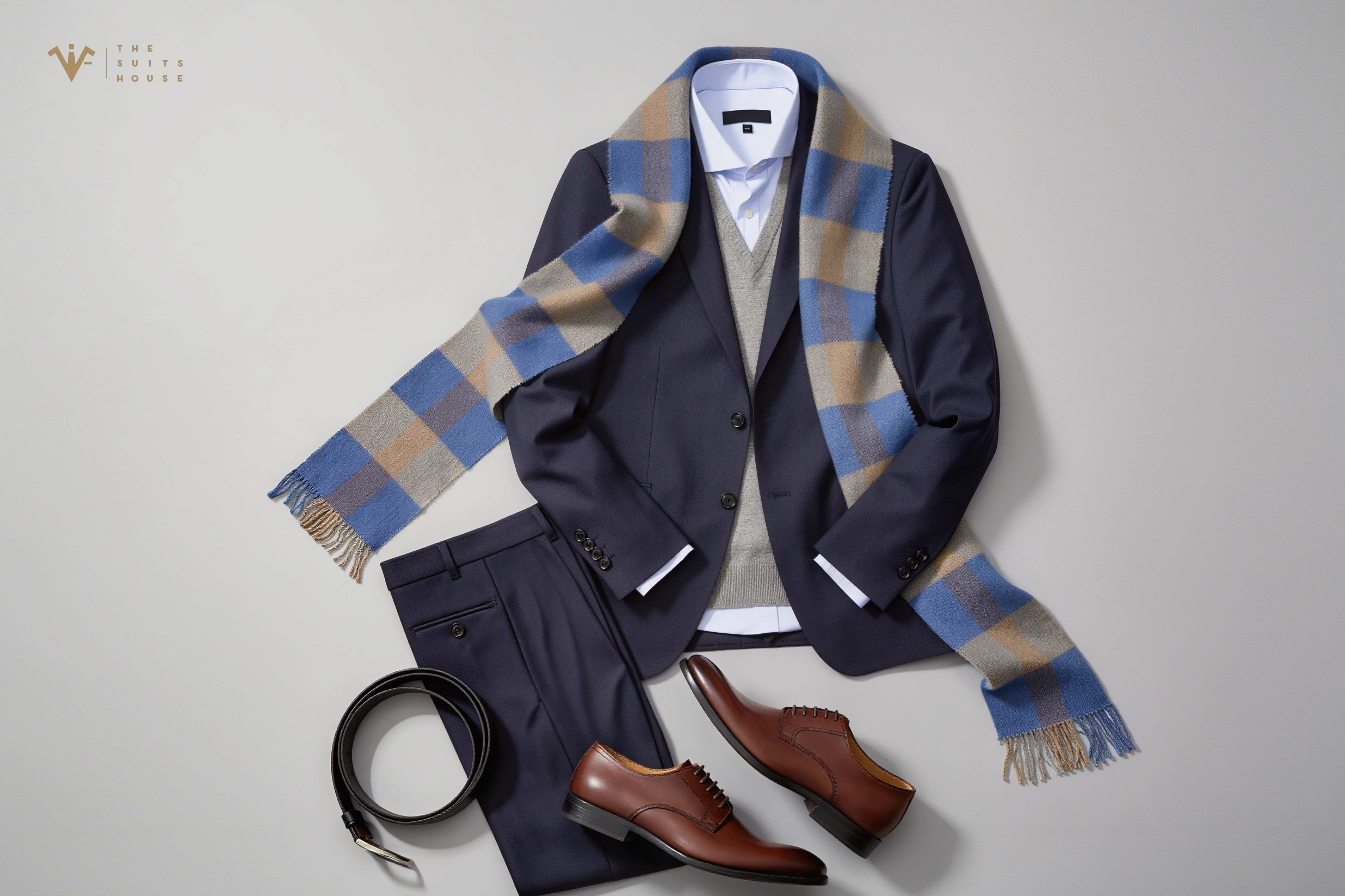 Suit và Layering: Nghệ Thuật Phối Vest Với Áo Len, Áo Khoác Dạ, Khăn Choàng Suit và Layering: Nghệ Thuật Phối Vest Với Áo Len, Áo Khoác Dạ, Khăn Choàng