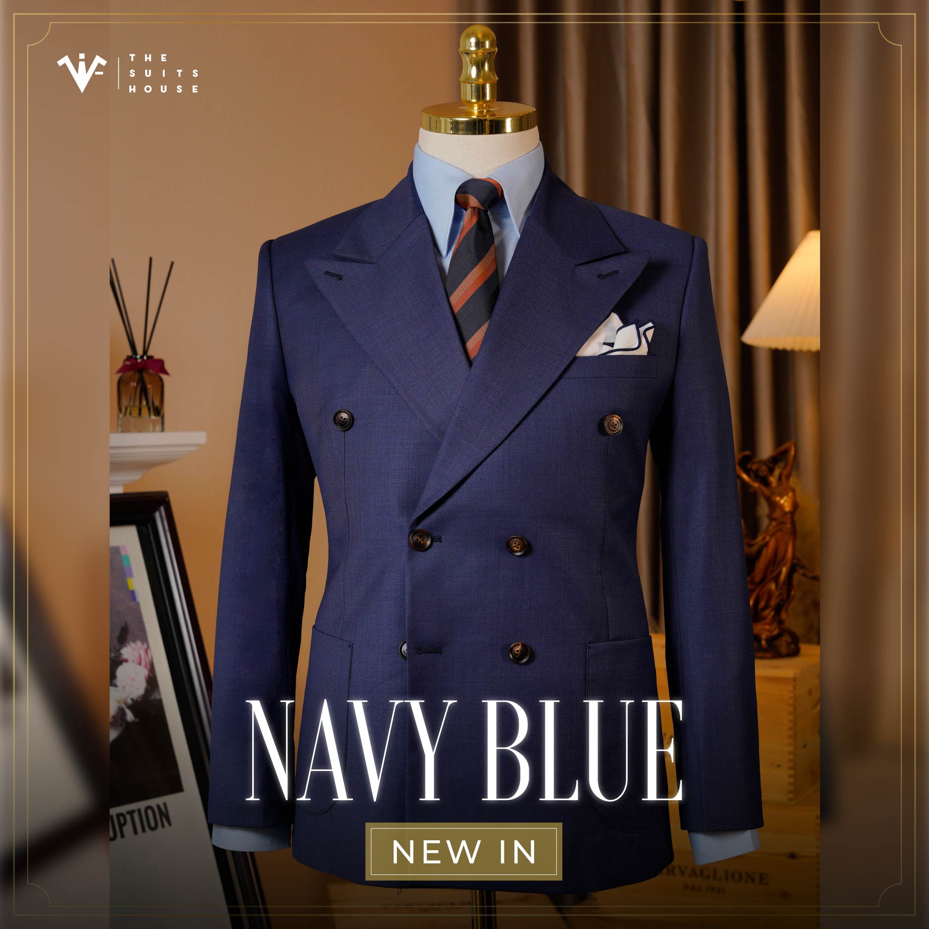 Navy Blue Suit - Nét sang trọng chạm đến sự tinh tế