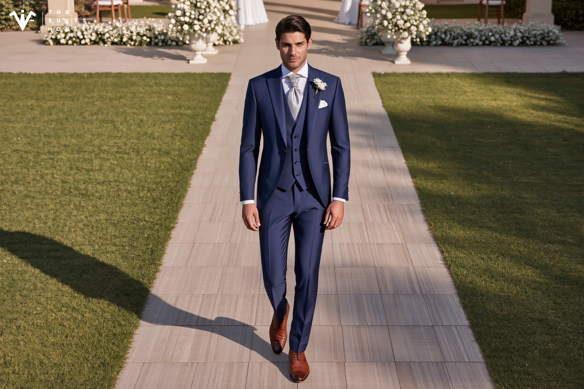 Khi Suit Màu Xanh Navy Trở Lại Dẫn Đầu Xu Hướng Cưới 2025 Khi Suit Màu Xanh Navy Trở Lại Dẫn Đầu Xu Hướng Cưới 2025