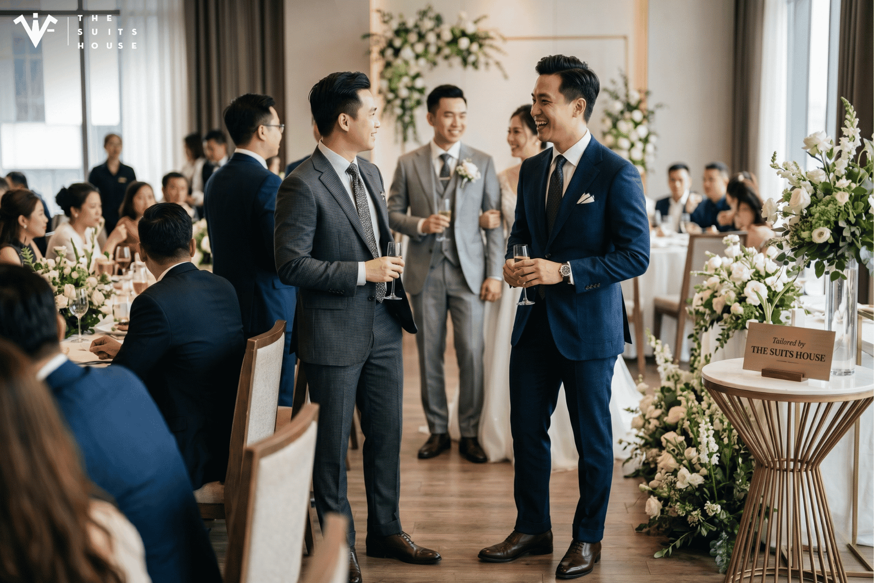 Cách Phối Suit Cho Khách Mời: Mặc Đẹp Nhưng Vẫn Tôn Vinh Chú Rể