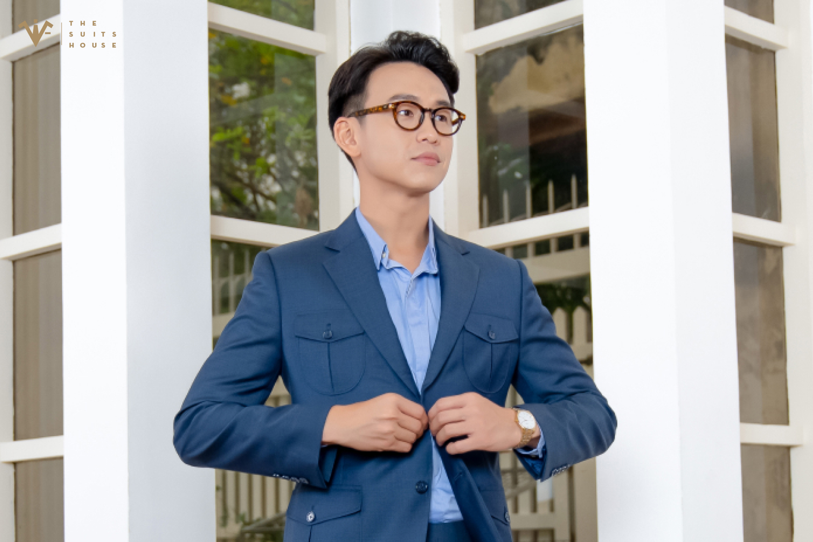 BLAZER XANH NAVY 4 TÚI BLAZER XANH NAVY 4 TÚI