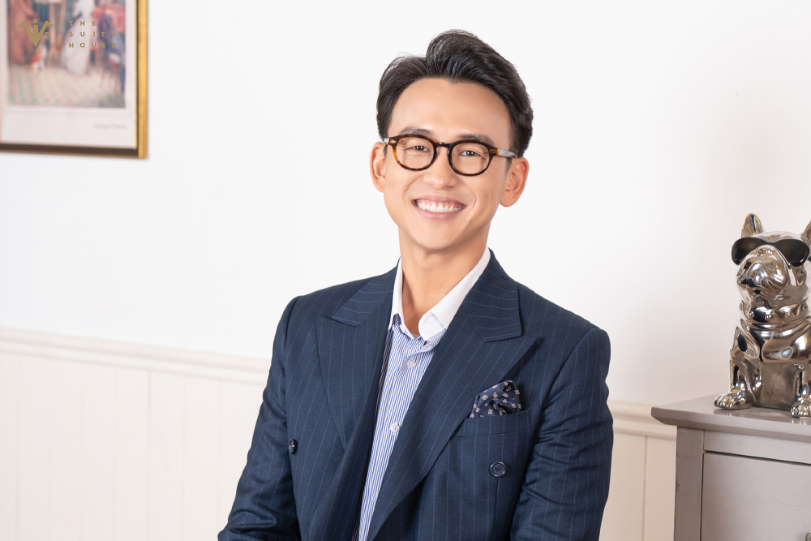 BLAZER XANH SỌC DỌC - MÀU SẮC TRẺ TRUNG & THỜI THƯỢNG BLAZER XANH SỌC DỌC - MÀU SẮC TRẺ TRUNG & THỜI THƯỢNG