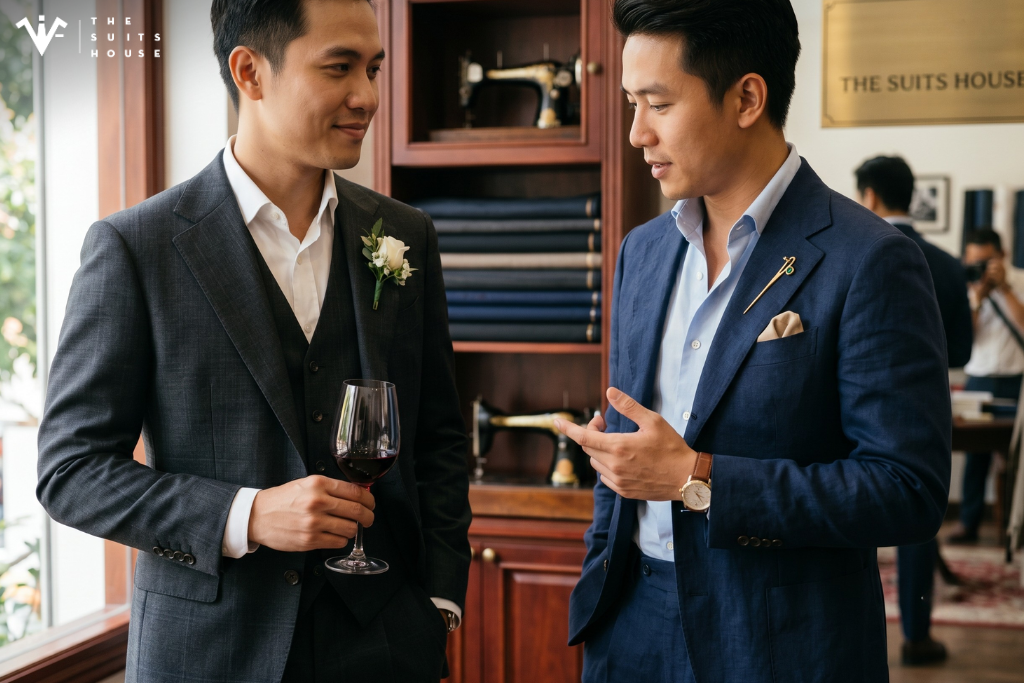Ghim Cài Ve Áo (Lapel Pin) & Hoa Cài Áo (Boutonnière): Điểm Nhấn Sartorial