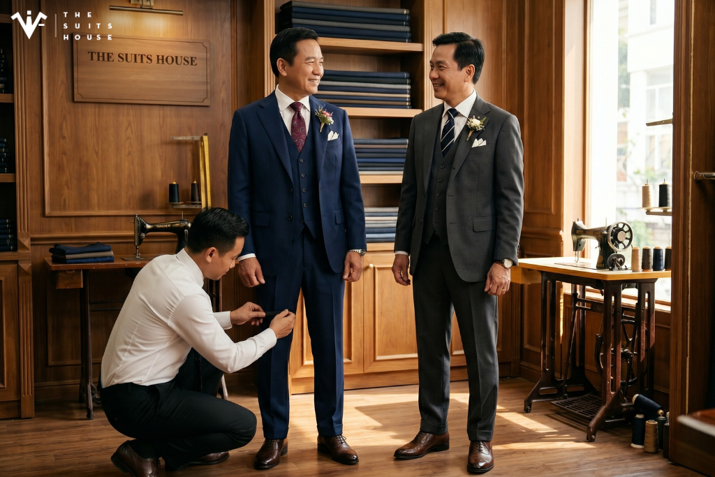 Hướng Dẫn Chọn Suit Cho Bố Cô Dâu / Chú Rể Trong Ngày Trọng Đại