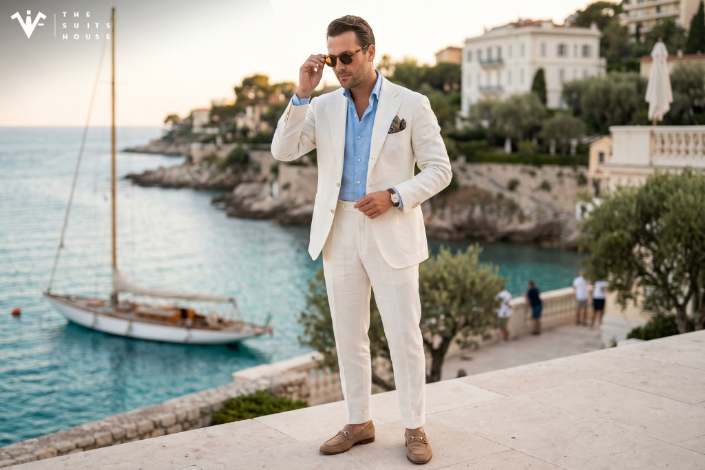 Hướng Dẫn Mặc Suit All-White: Thanh Lịch Và Sang Trọng