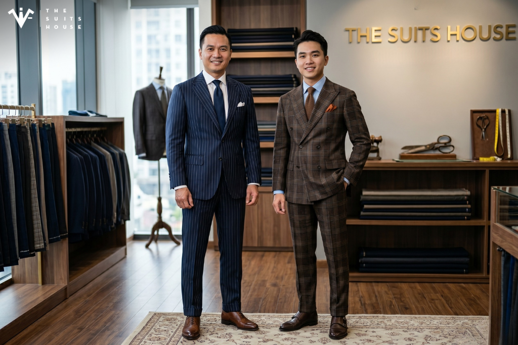 Hướng Dẫn Mặc Suit Họa Tiết Kẻ Sọc (Pinstripe) Hay Kẻ Caro (Check)