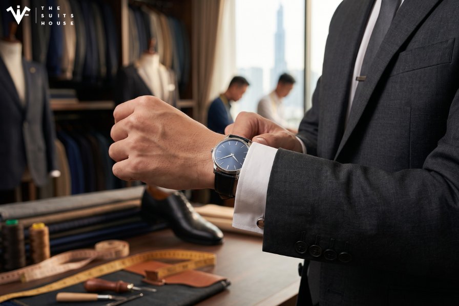 Luật Ngầm Đeo Đồng Hồ Cùng Suit: Chọn Dây Hay Độ Dày Mặt Số?