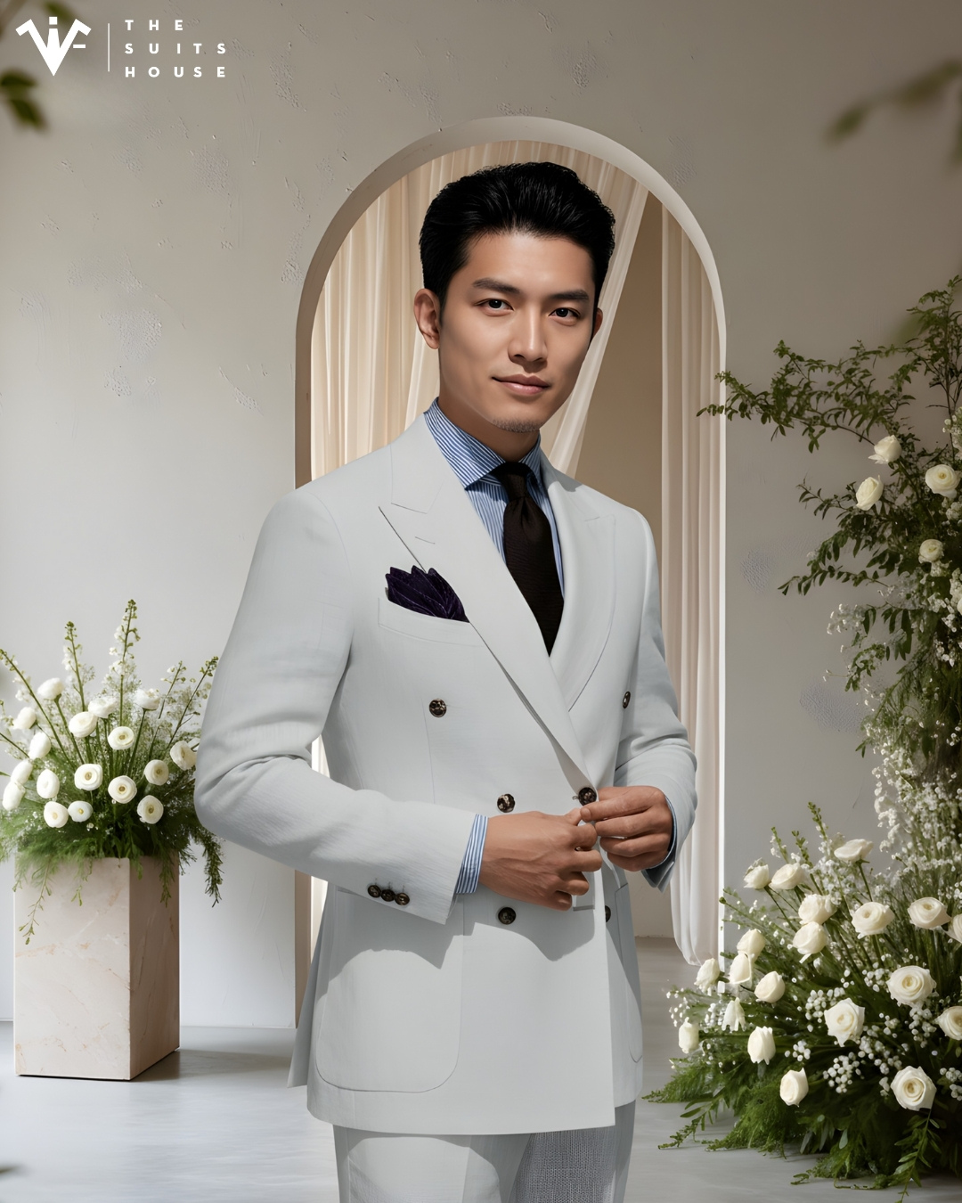 Suit Cưới Trắng Ngà | Khi Thanh Lịch Trở Thành Dấu Ấn Của Quý Ông Suit Cưới Trắng Ngà | Khi Thanh Lịch Trở Thành Dấu Ấn Của Quý Ông