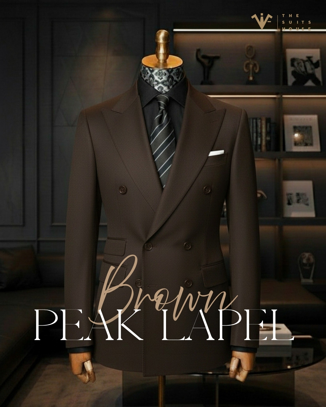 BROWN PEAK LAPEL SUIT | Tuyên Ngôn Quyền Lực Của Quý Ông Hiện Đại BROWN PEAK LAPEL SUIT | Tuyên Ngôn Quyền Lực Của Quý Ông Hiện Đại