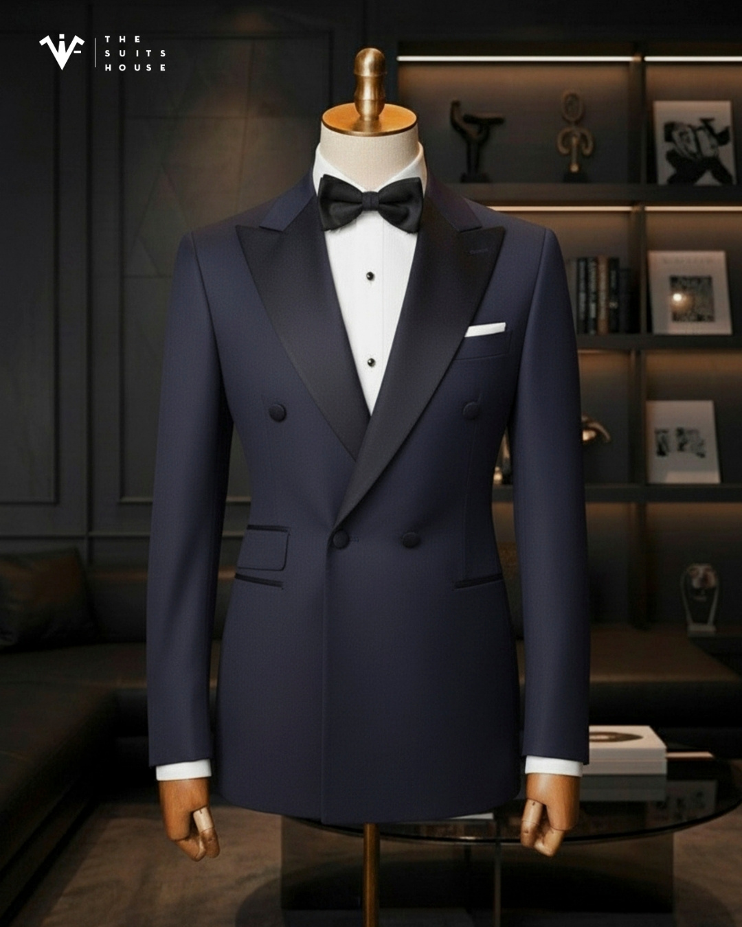 TUXEDO NAVY DOUBLE BREASTED | BIỂU TƯỢNG QUYỀN LỰC CỦA QUÝ ÔNG HIỆN ĐẠI TUXEDO NAVY DOUBLE BREASTED | BIỂU TƯỢNG QUYỀN LỰC CỦA QUÝ ÔNG HIỆN ĐẠI